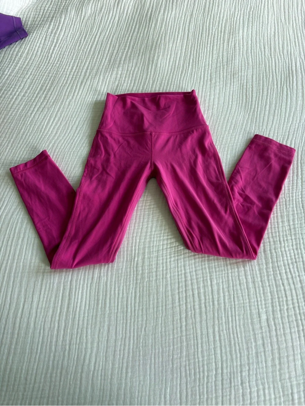 Womens High-Waist Active Leggings - hot pink